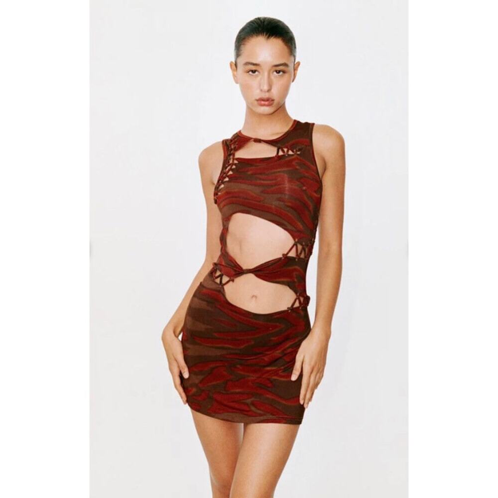 WITH JEAN Ophelia Mini Dress Extra Small XS